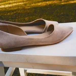 Shoes Steve Madden Womens Taupe Pointed Toe Audriana Dorsay
